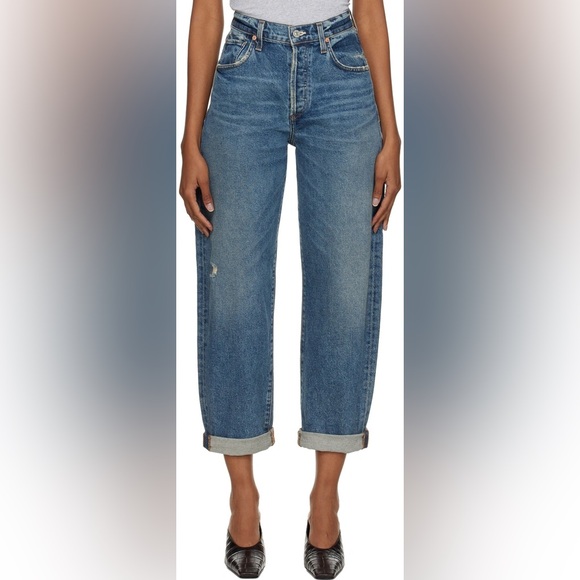 Citizens Of Humanity Denim - Citizens of Humanity Dylan High-Rise Relaxed Straight-Leg Jeans - Size 29